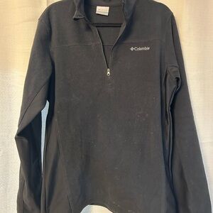 Columbia Men's Black Zip-Up Sweater